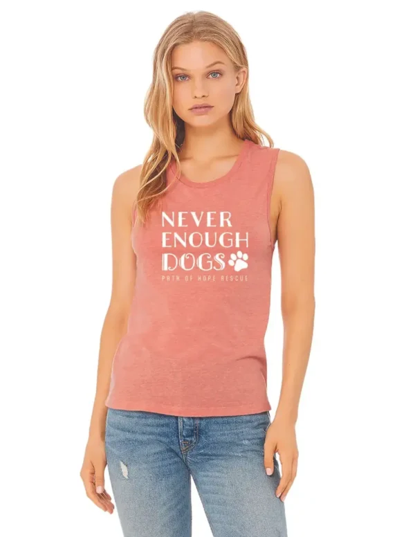 never enough dogs Muscle Tank